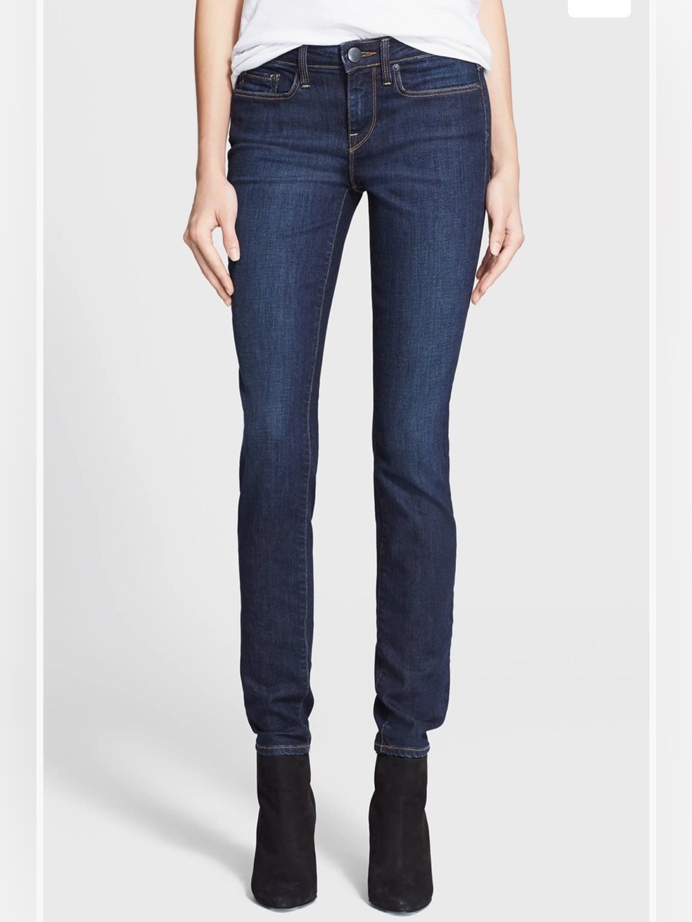 Vince Classic Dark Wash Dylan Skinny Jeans Sz 28